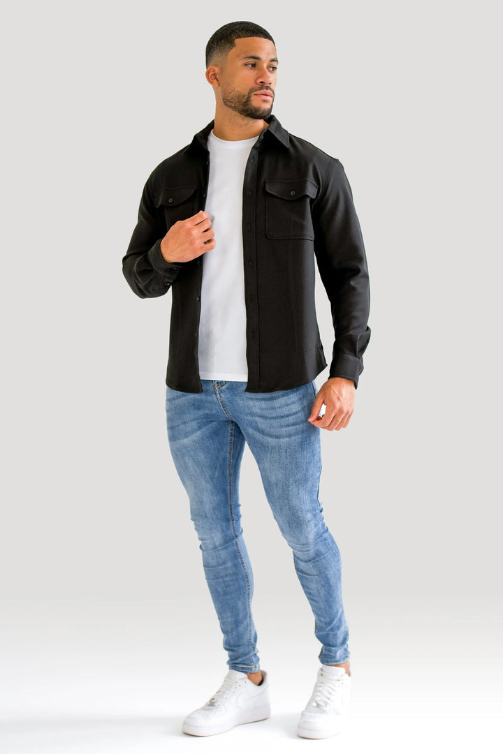 Leonardo – Men’s Relaxed-Fit Overshirt
