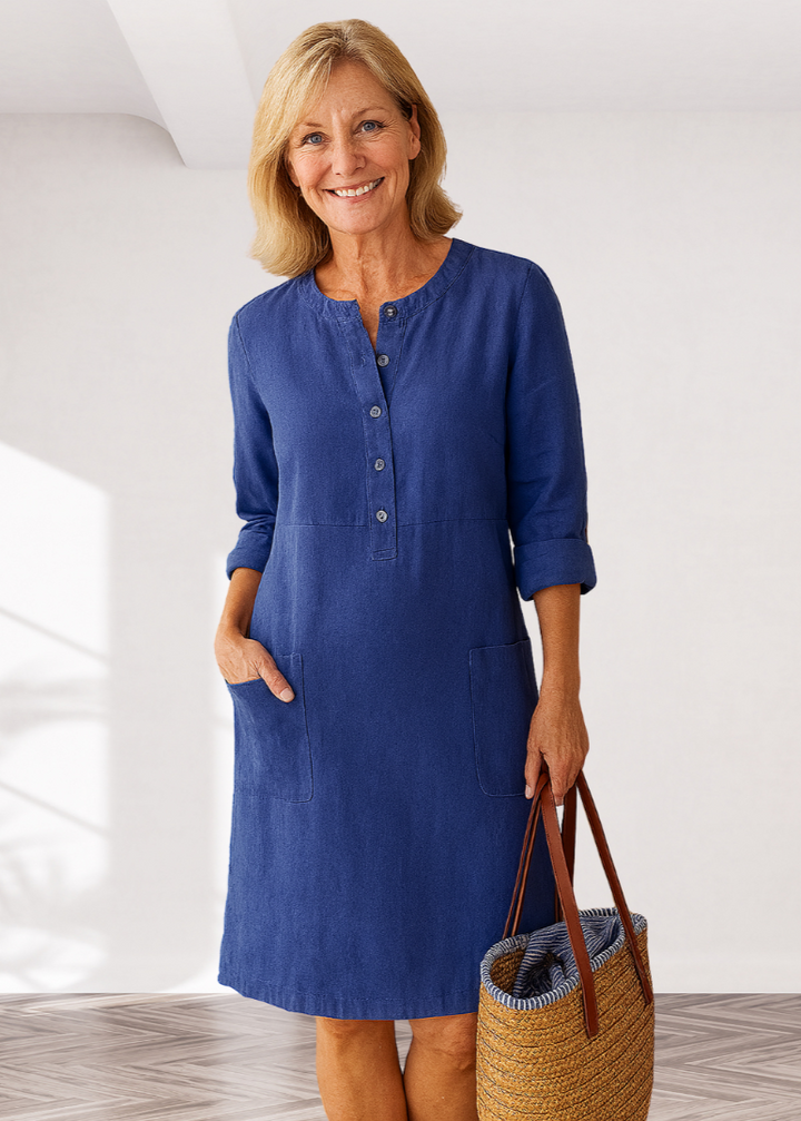 Beverly – Relaxed-Fit Women’s Button Dress