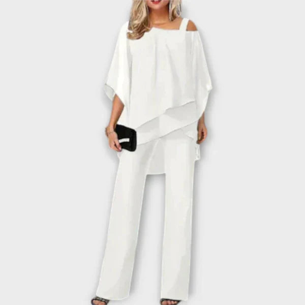Andrea – Layered Chiffon Women’s Pant Set