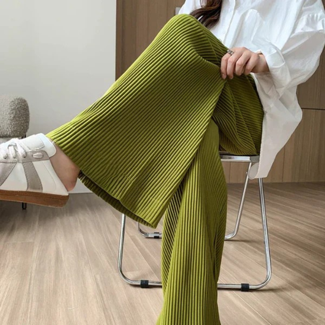 Emma – Ribbed Knit Maternity Pants for Women