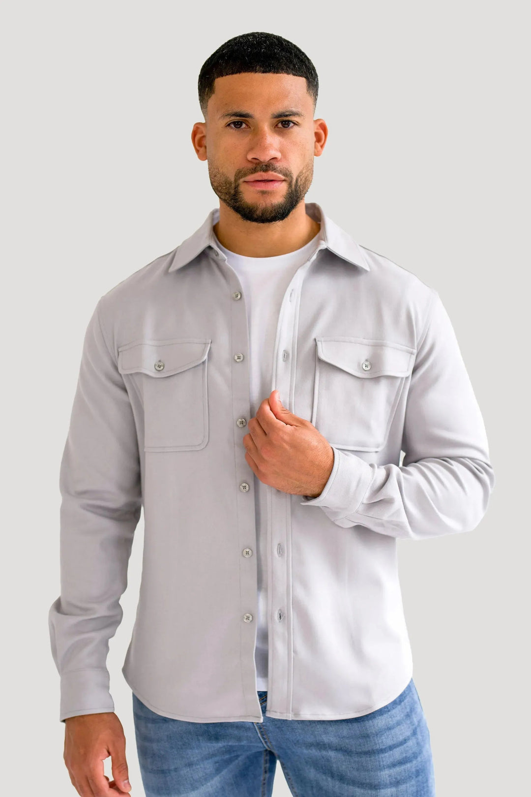 Leonardo – Men’s Relaxed-Fit Overshirt