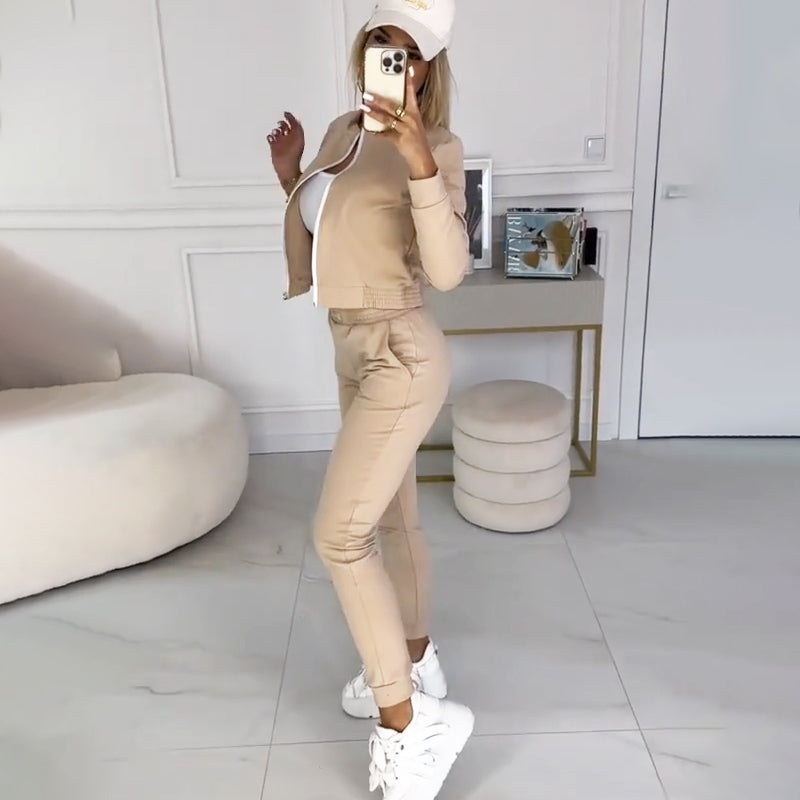 Amelia – Women's 3-Piece Zip-Up Tracksuit