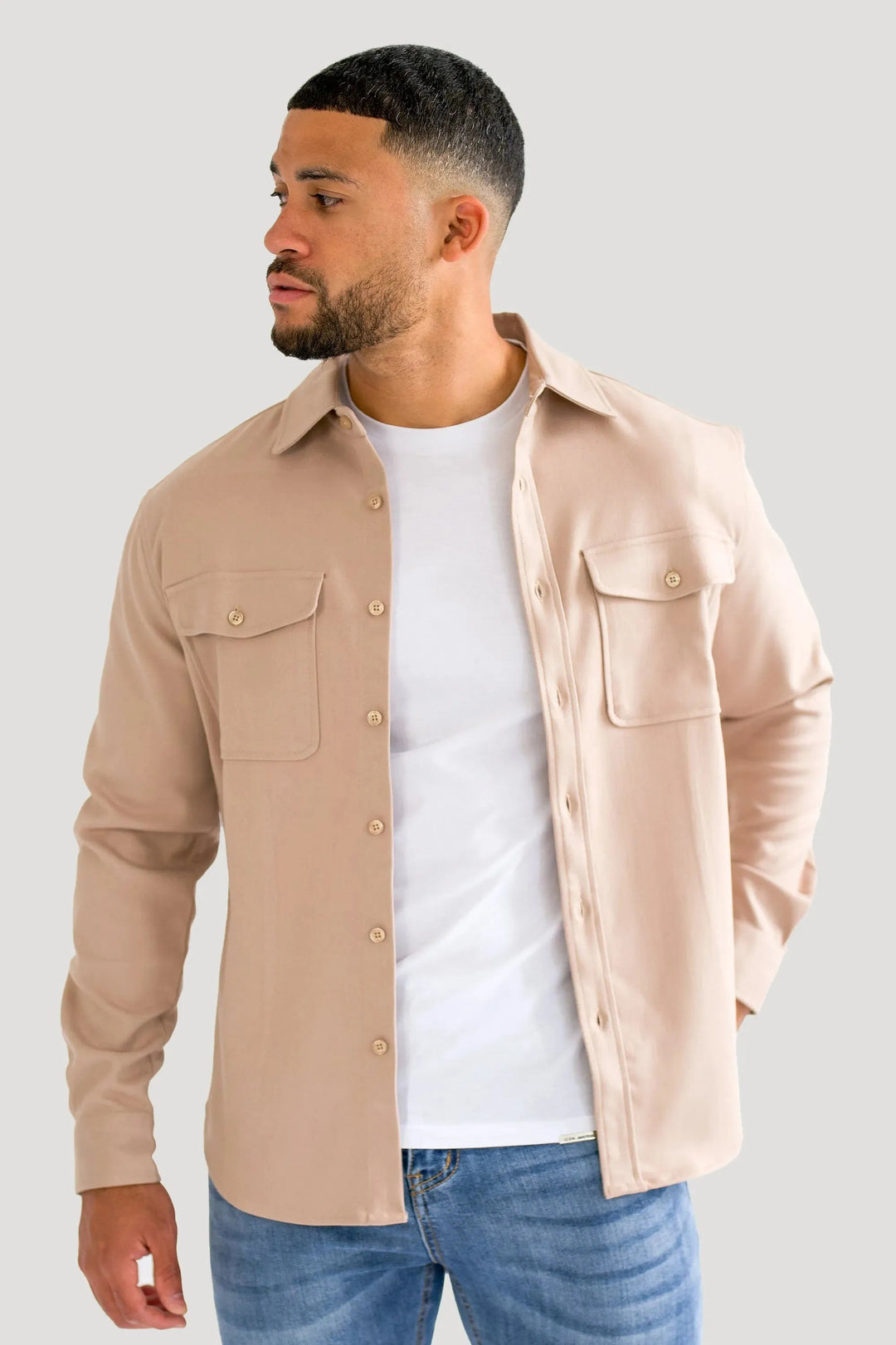 Leonardo – Men’s Relaxed-Fit Overshirt