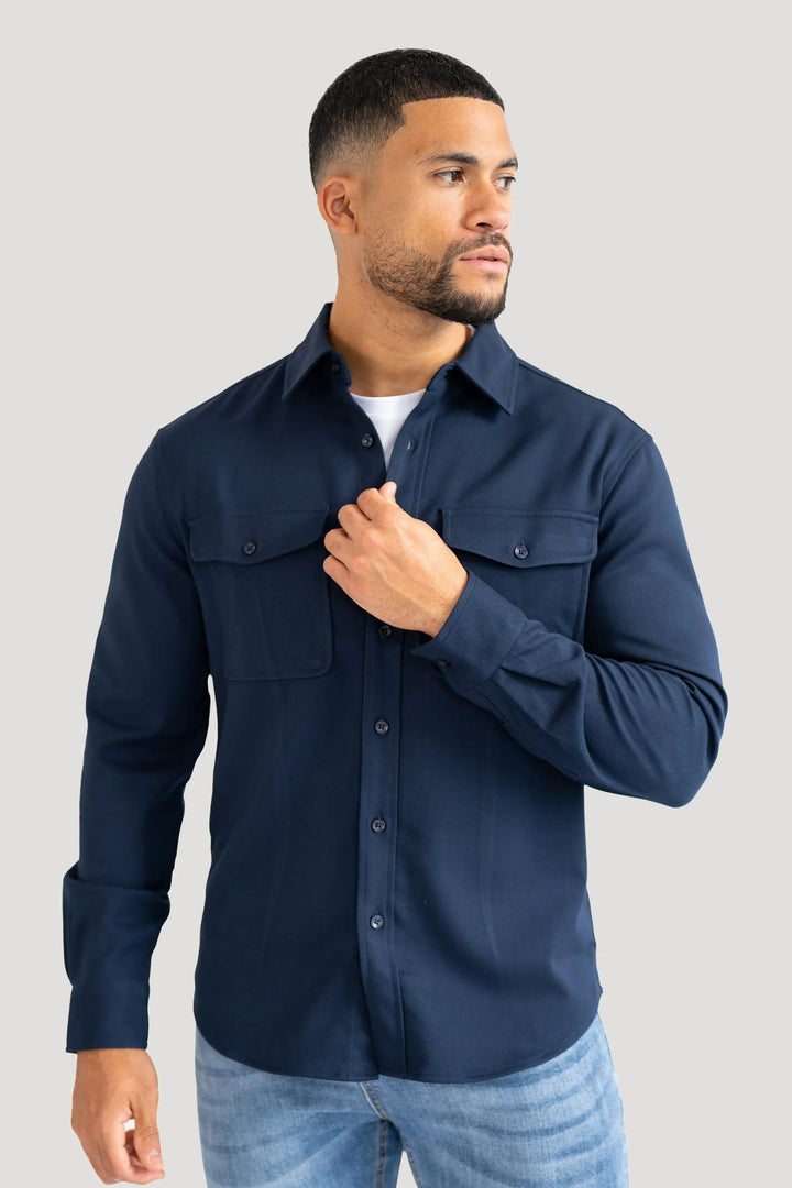 Leonardo – Men’s Relaxed-Fit Overshirt
