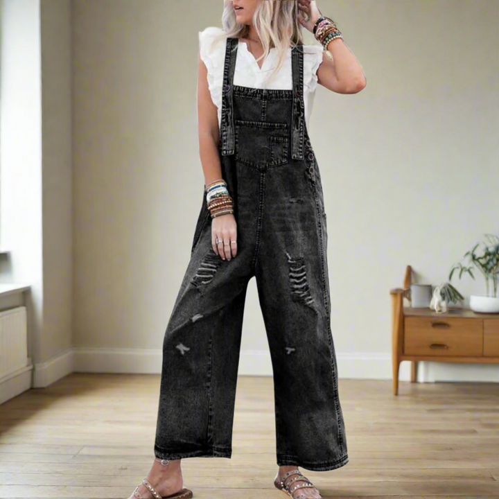 Adrielle – Vintage Wash Women’s Adjustable Jumpsuit
