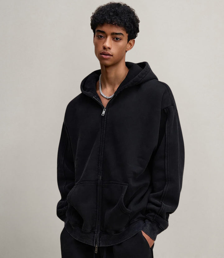 Matteo – Modern Men’s Full-Zip Hoodie