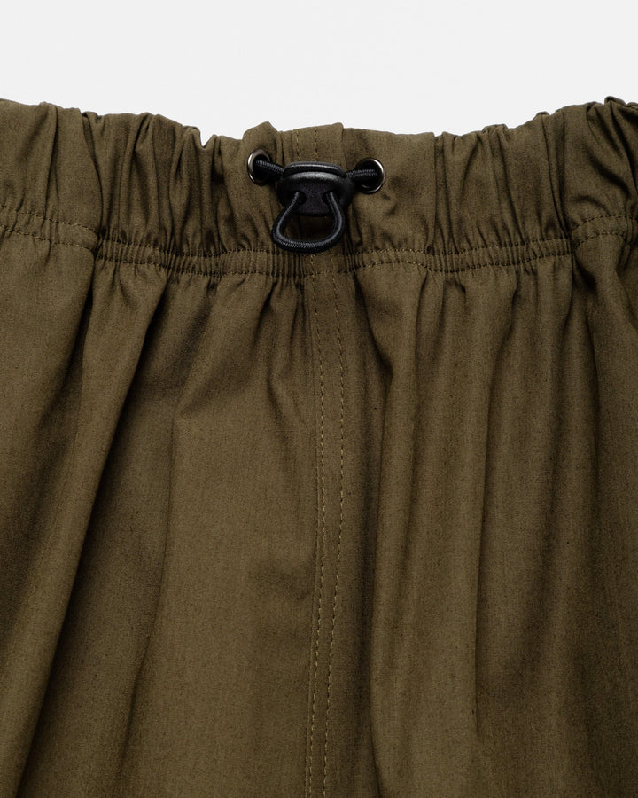 Ayla – Women’s Army Green Poplin Skirt