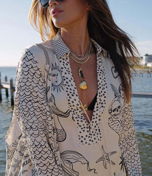 Luna – Breezy Women’s Vacation Shirt & Shorts Set
