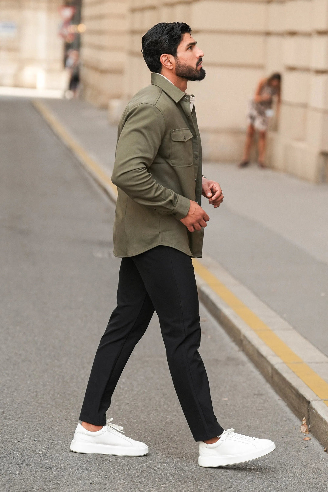 Leonardo – Men’s Relaxed-Fit Overshirt