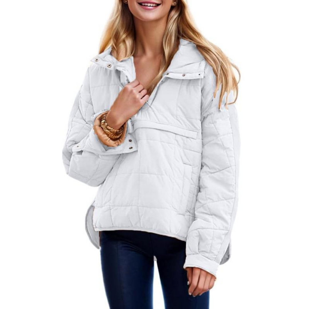 Gelai – Oversized Women’s Hooded Pullover Jacket