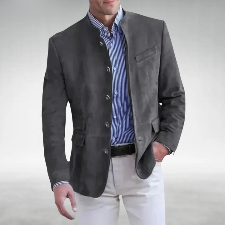 Jhun – Suede Men’s Tailored Jacket