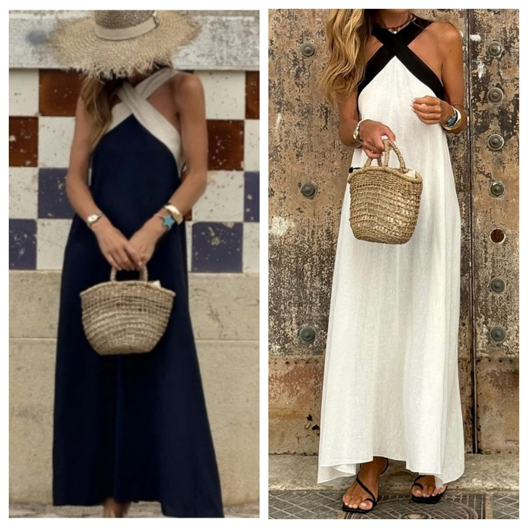 Eleonore – Elegant Women’s Halter Neck Dress