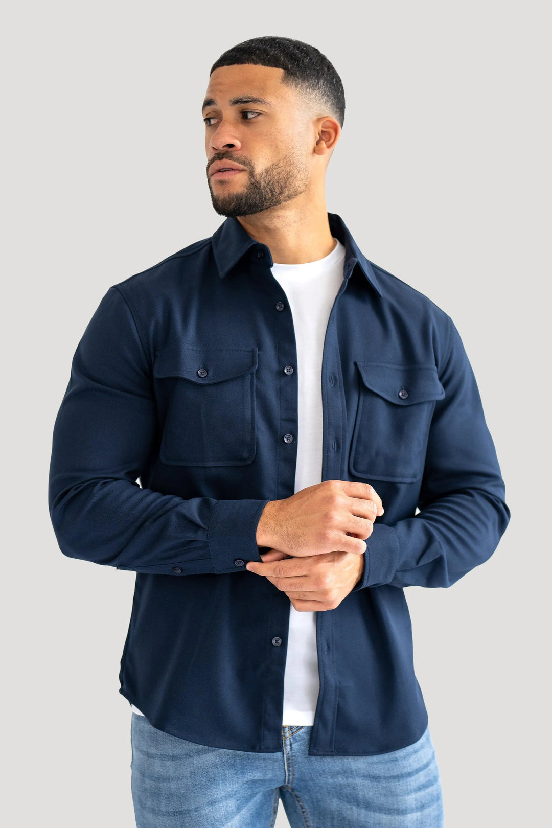 Leonardo – Men’s Relaxed-Fit Overshirt