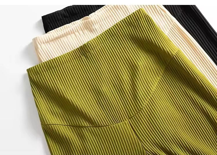 Emma – Ribbed Knit Maternity Pants for Women
