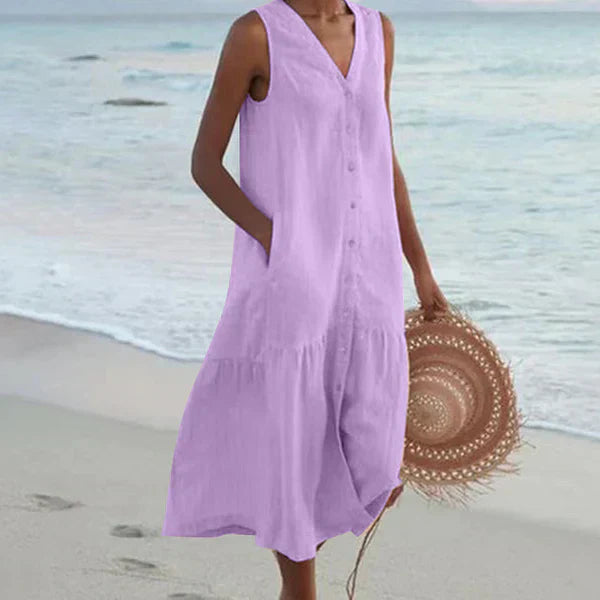 Edelyn – Breathable Women’s Sleeveless Summer Dress