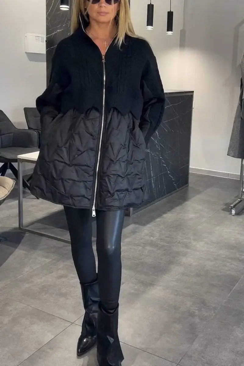 Carla – Hybrid Knit Women’s Quilted Jacket
