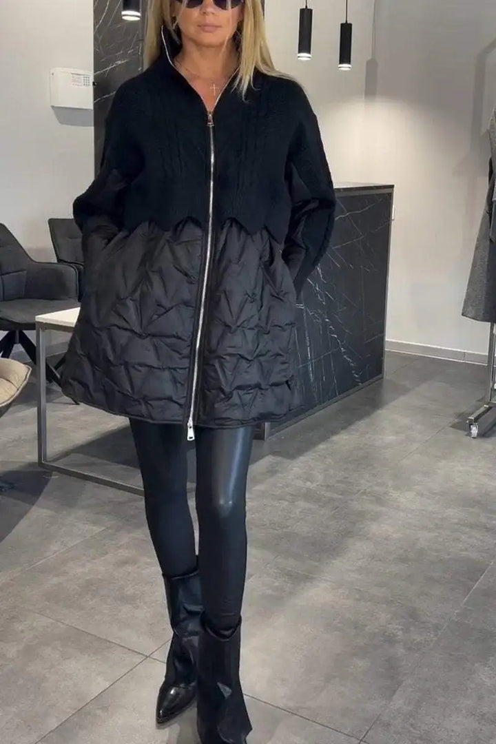 Carla – Hybrid Knit Women’s Quilted Jacket