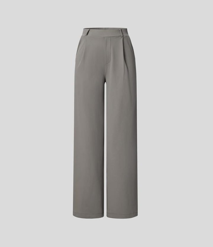 Ellie – High-Waist Women’s Tailored Trousers with Zip Pockets
