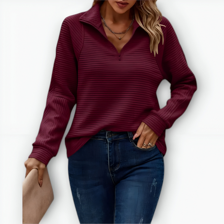 Giovanna – Versatile Women’s Half-Zip Sweater