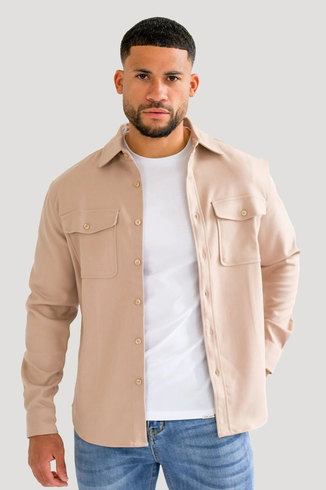 Leonardo – Men’s Relaxed-Fit Overshirt