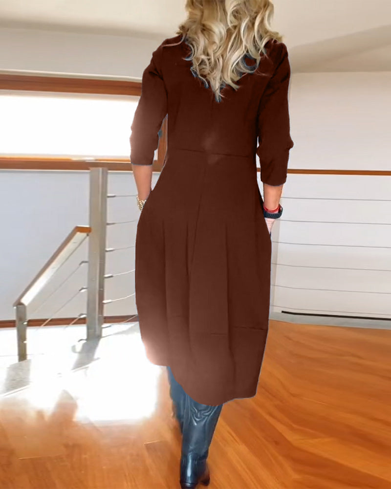 Julia – Elegant Long-Sleeve Women’s Dress
