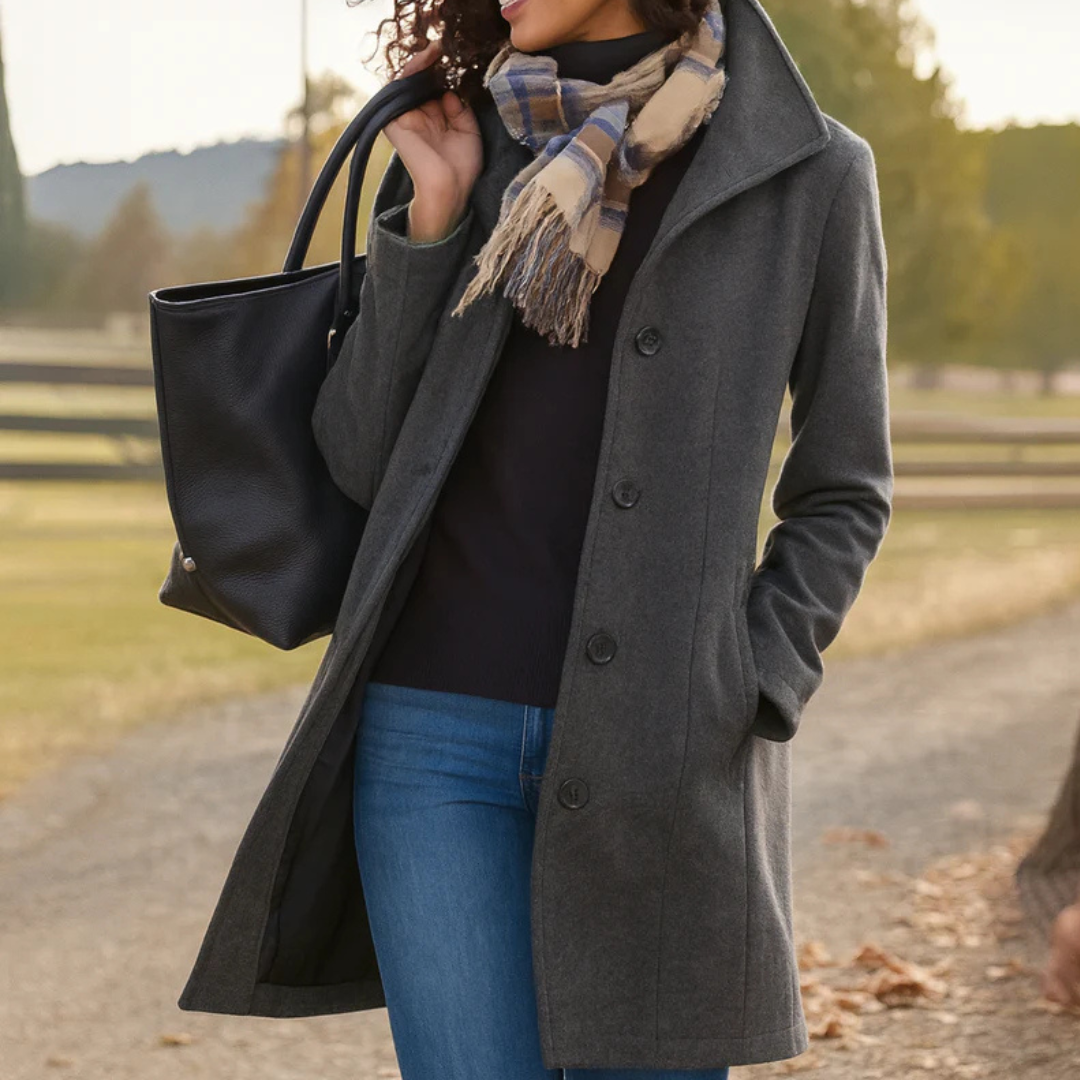 Trissha – Women’s Transitional Button Coat