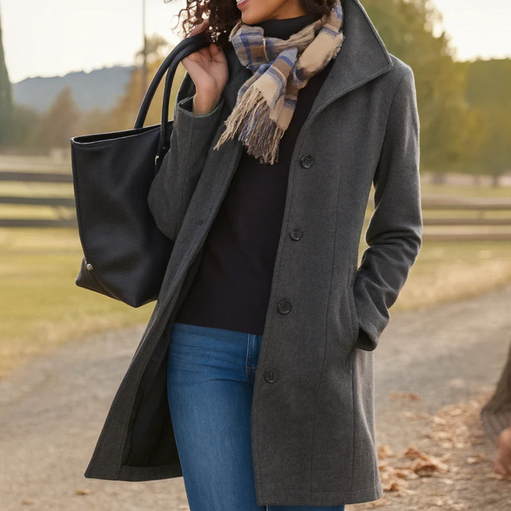 Trissha – Women’s Transitional Button Coat