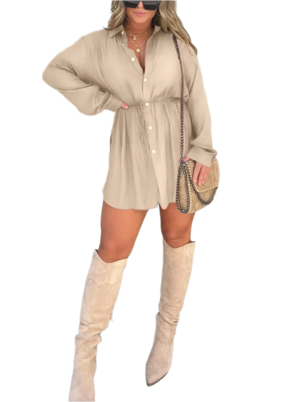 Avery – Chic Satin Women’s Romper Dress
