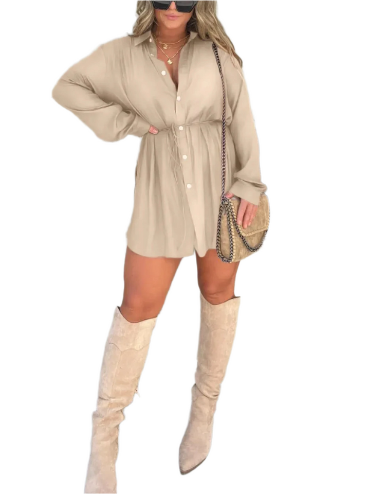 Avery – Chic Satin Women’s Romper Dress