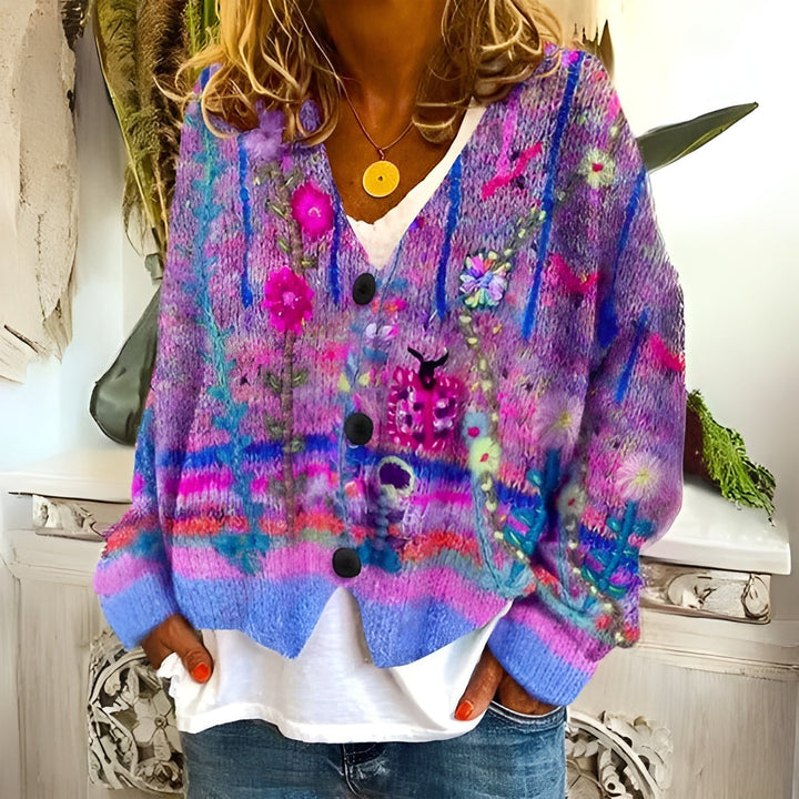 Ferlyn – Bohemian Women’s Floral Cardigan