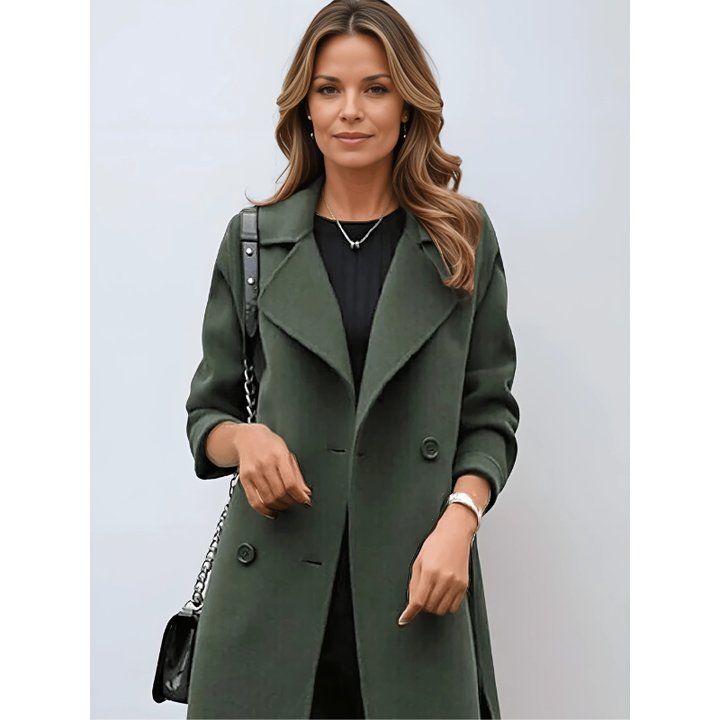 Aira – Chic Women’s Double-Breasted Coat