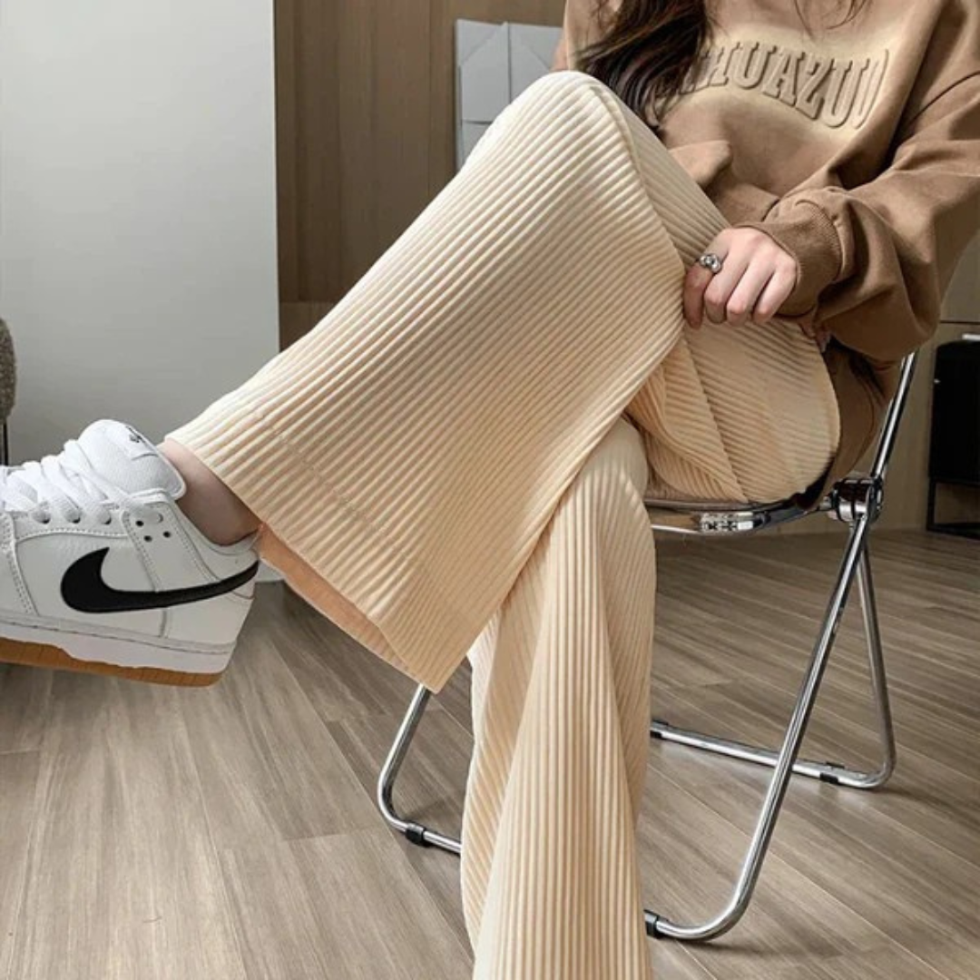 Emma – Ribbed Knit Maternity Pants for Women