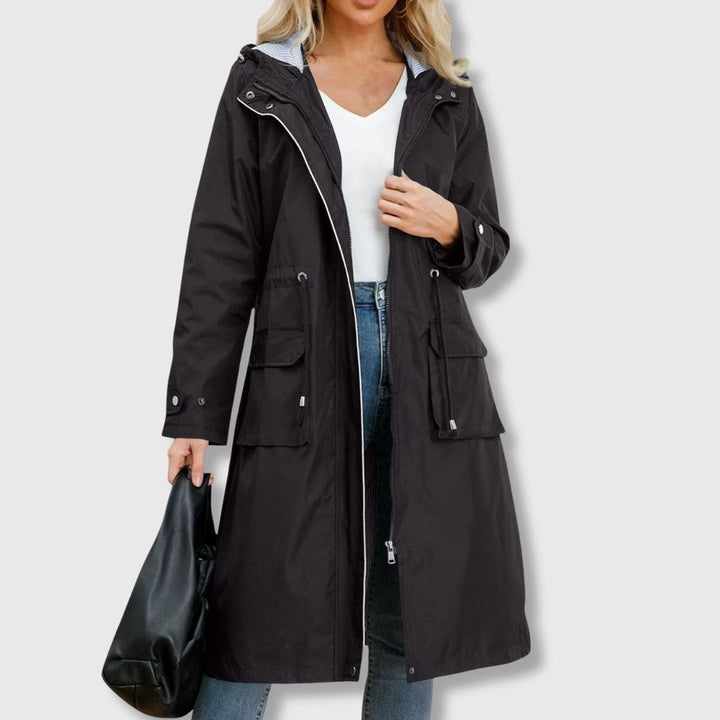 Clara – Lightweight Women’s Water-Repellent Trench Coat