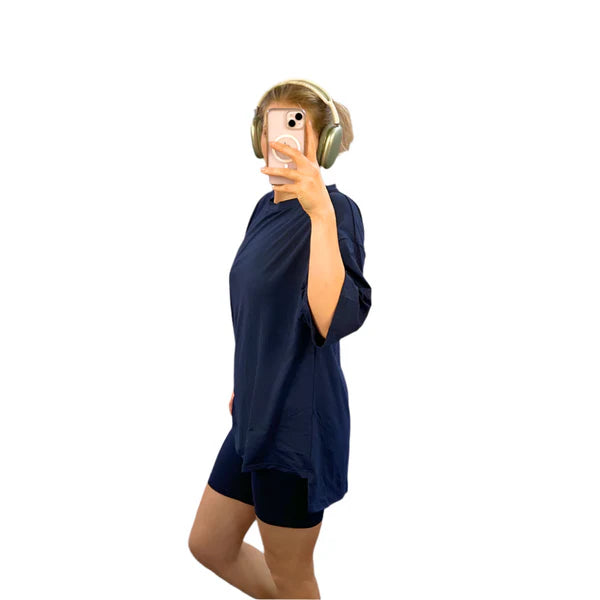 Gabrielle – Women’s Lounge Set with Biker Shorts