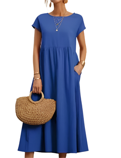Camillia – Lightweight Soft Cotton Women’s Dress with Pockets