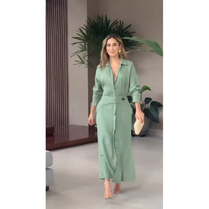Sydney – Flowy Fit Women’s Casual Belted Dress