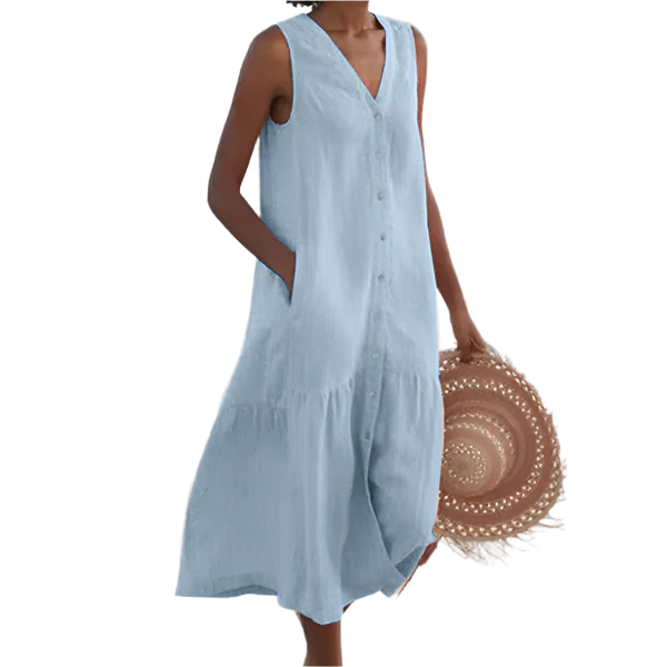 Edelyn – Breathable Women’s Sleeveless Summer Dress
