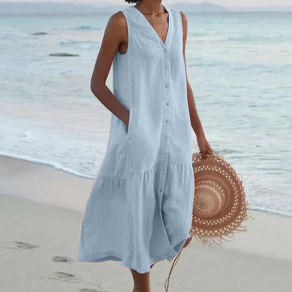 Edelyn – Breathable Women’s Sleeveless Summer Dress