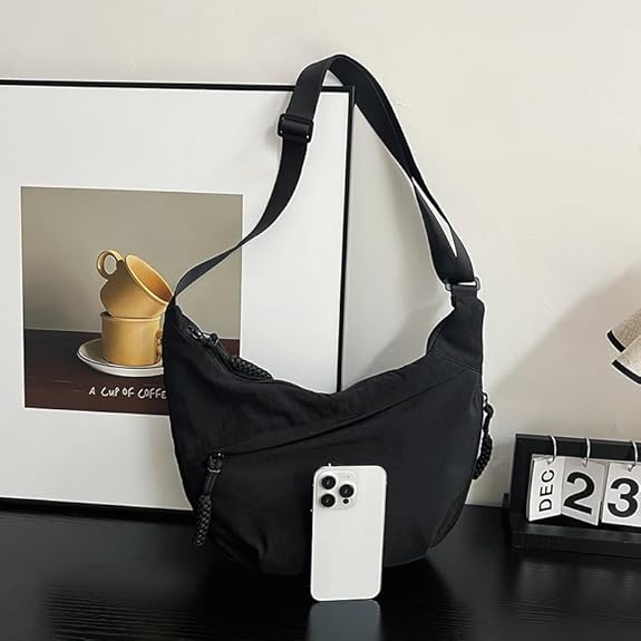 Harper – Unisex Nylon Crescent Sling Travel Bag