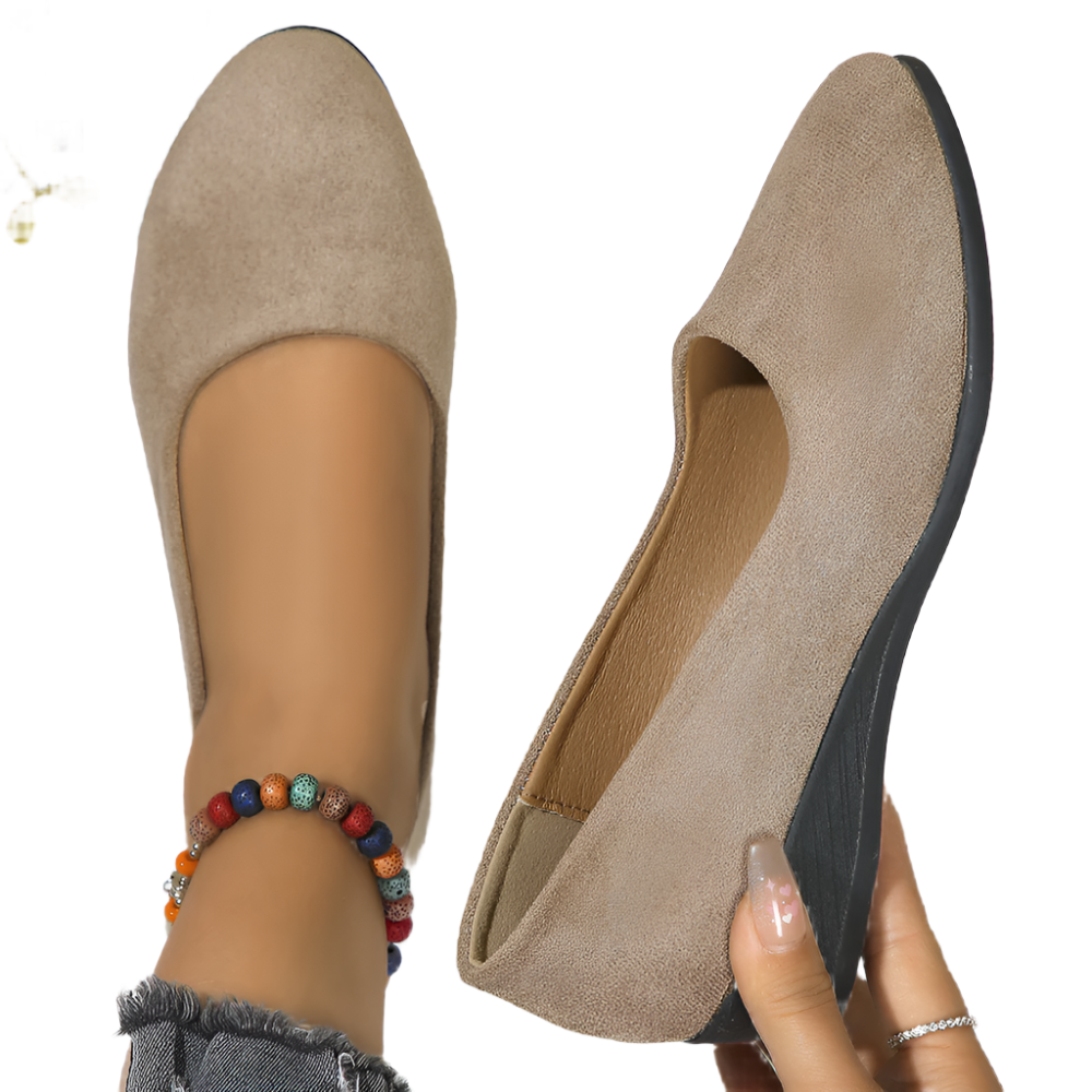 Élodie – Cushioned Slip-On Women’s Ballerina Flats