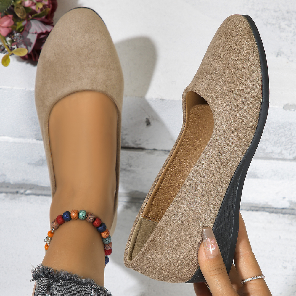 Élodie – Cushioned Slip-On Women’s Ballerina Flats