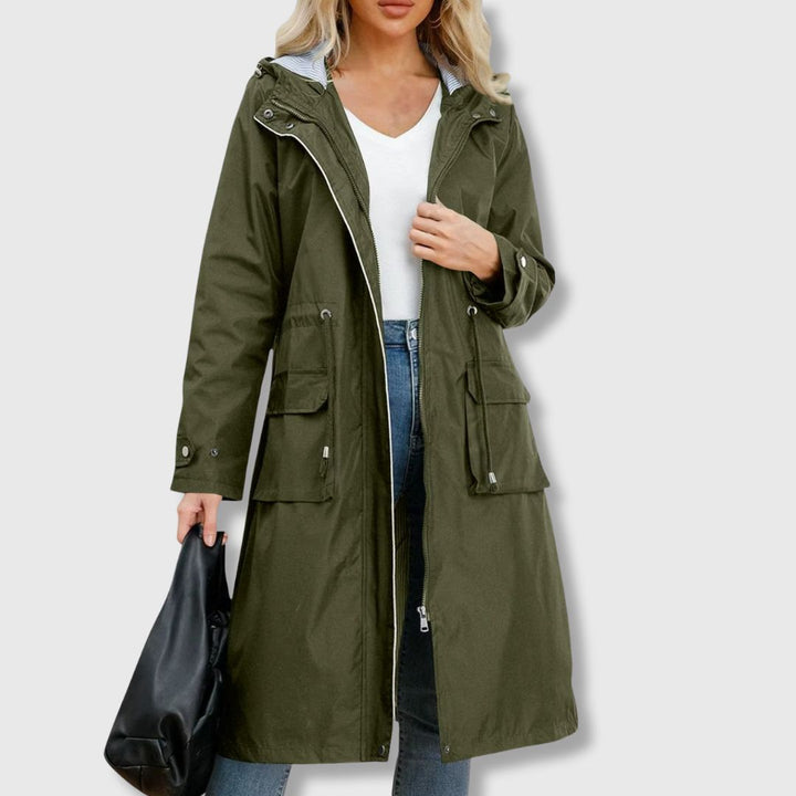 Clara – Lightweight Women’s Water-Repellent Trench Coat