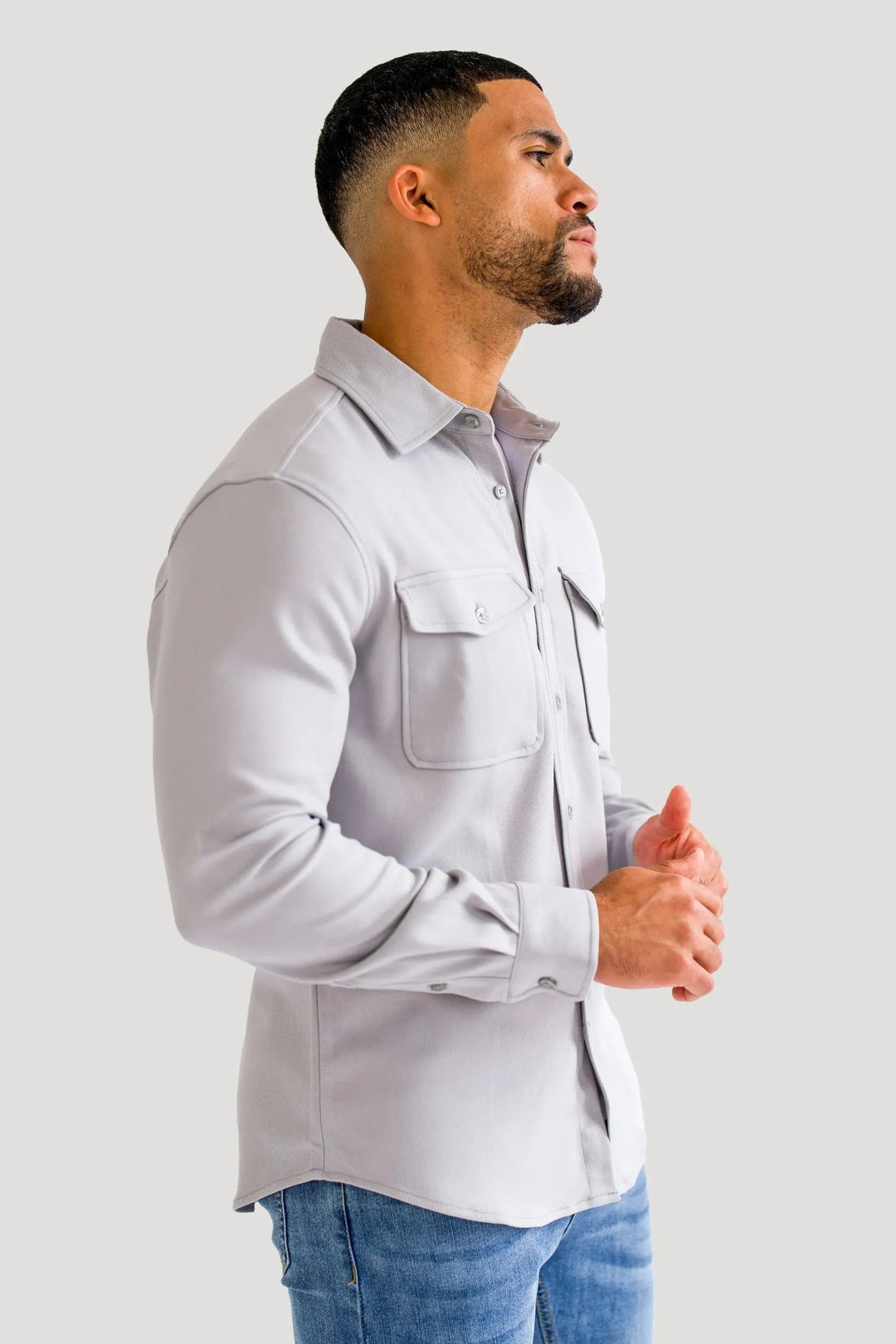 Leonardo – Men’s Relaxed-Fit Overshirt