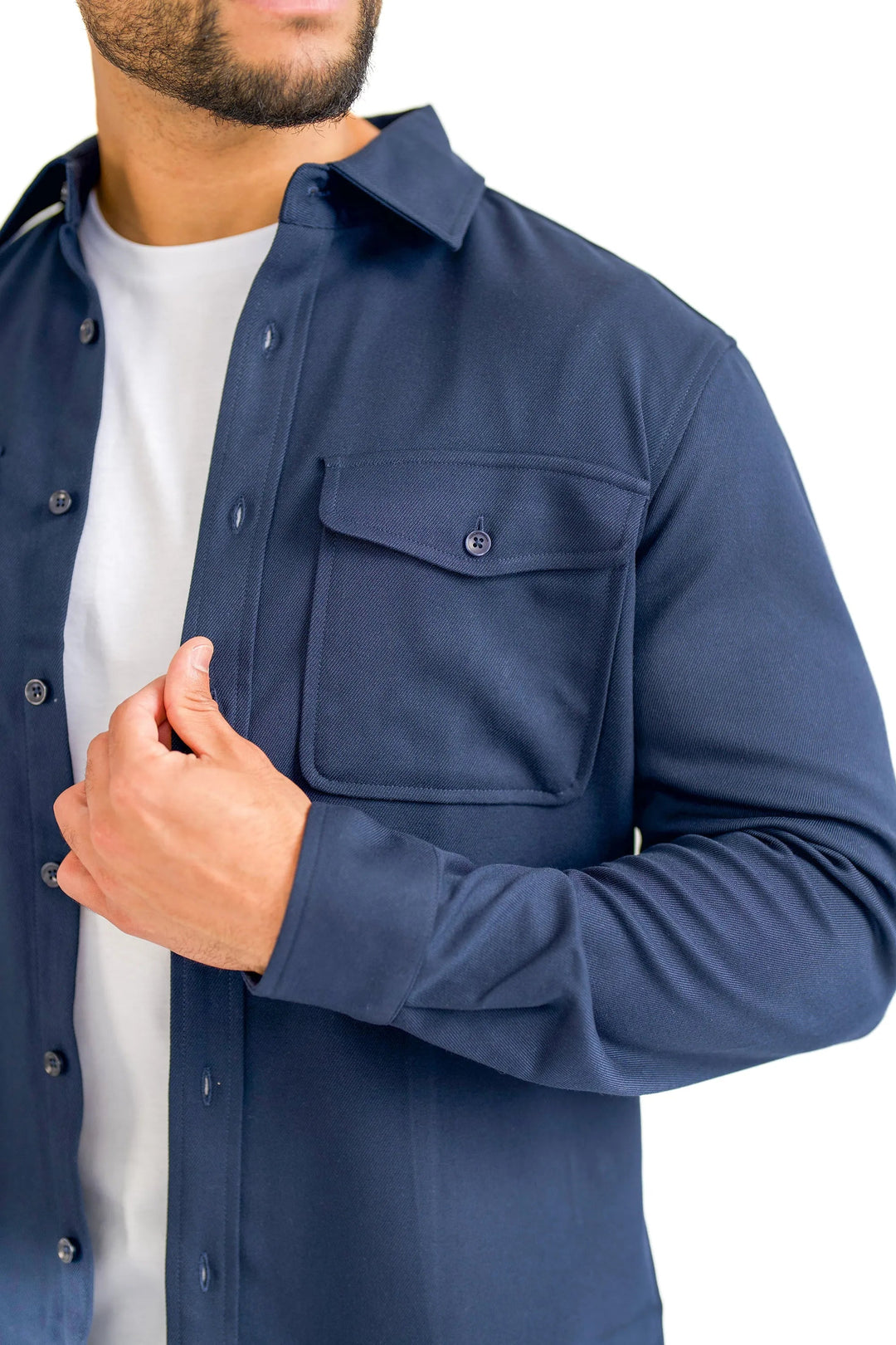 Leonardo – Men’s Relaxed-Fit Overshirt