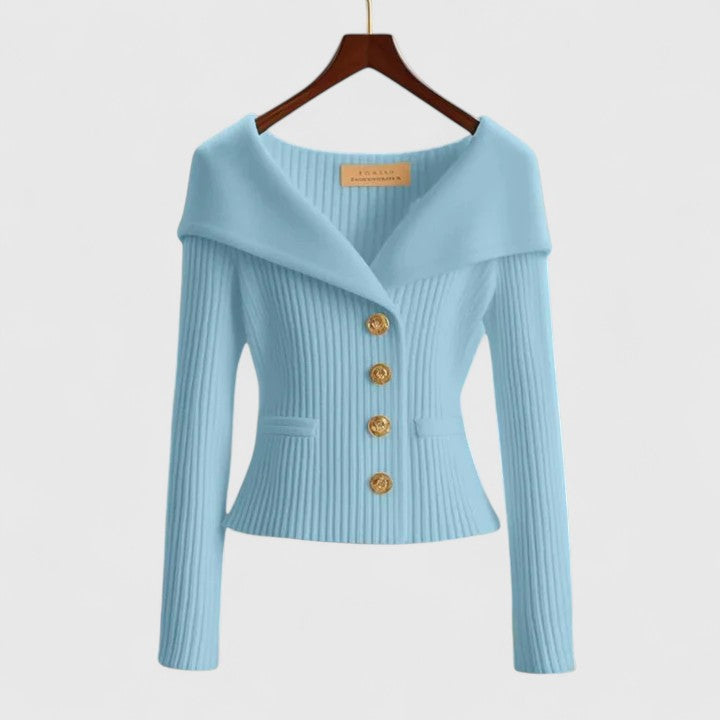 Giulia – Soft-Knit Women’s Elegant Cardigan