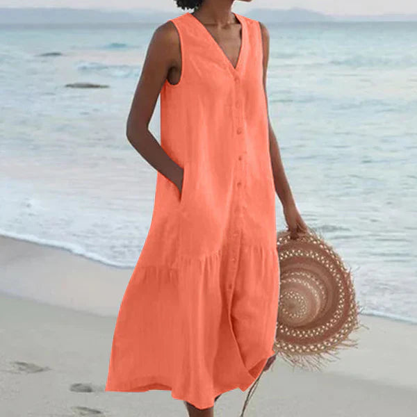 Edelyn – Breathable Women’s Sleeveless Summer Dress