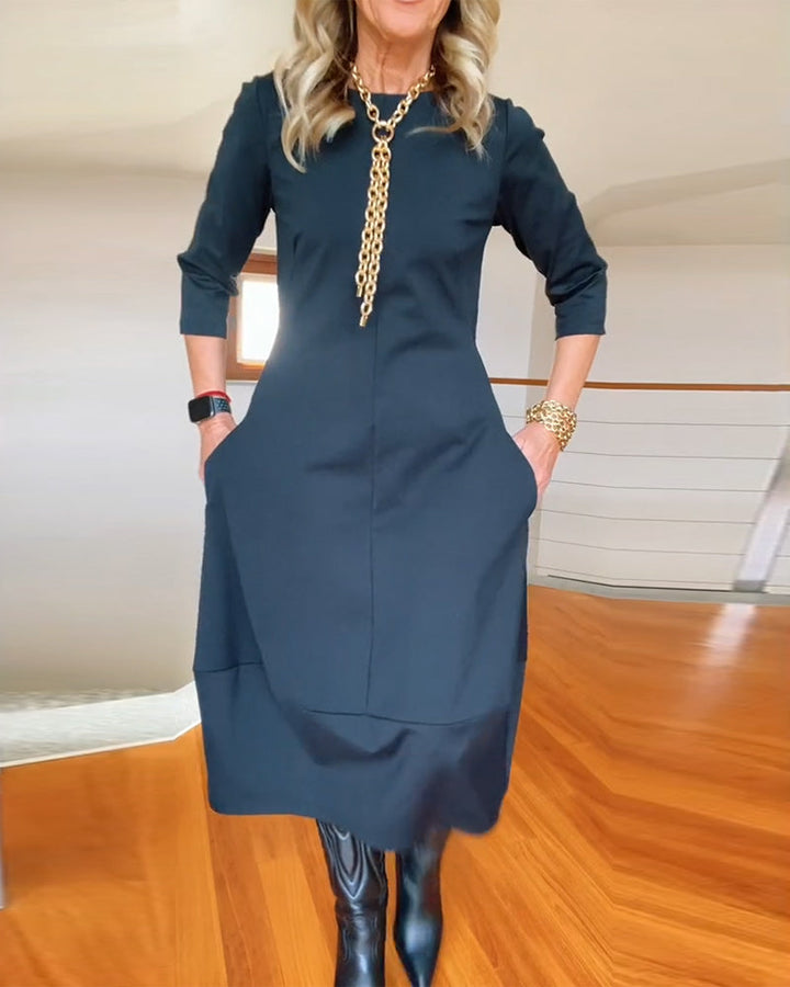 Julia – Elegant Long-Sleeve Women’s Dress