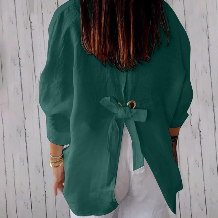 Elise – Women’s Linen Button-Down Shirt