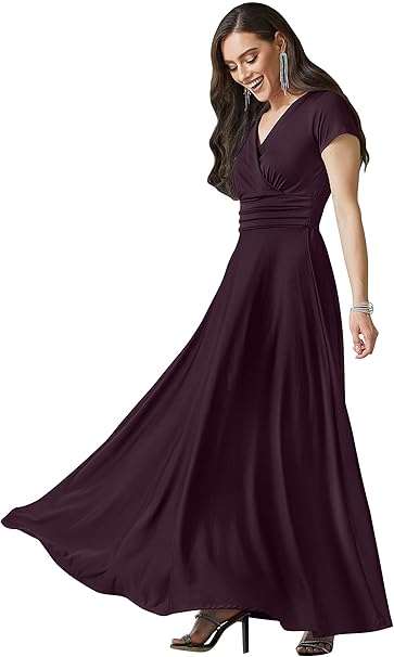 Maude – Quick-Dry Women’s V-Neck Midi Dress
