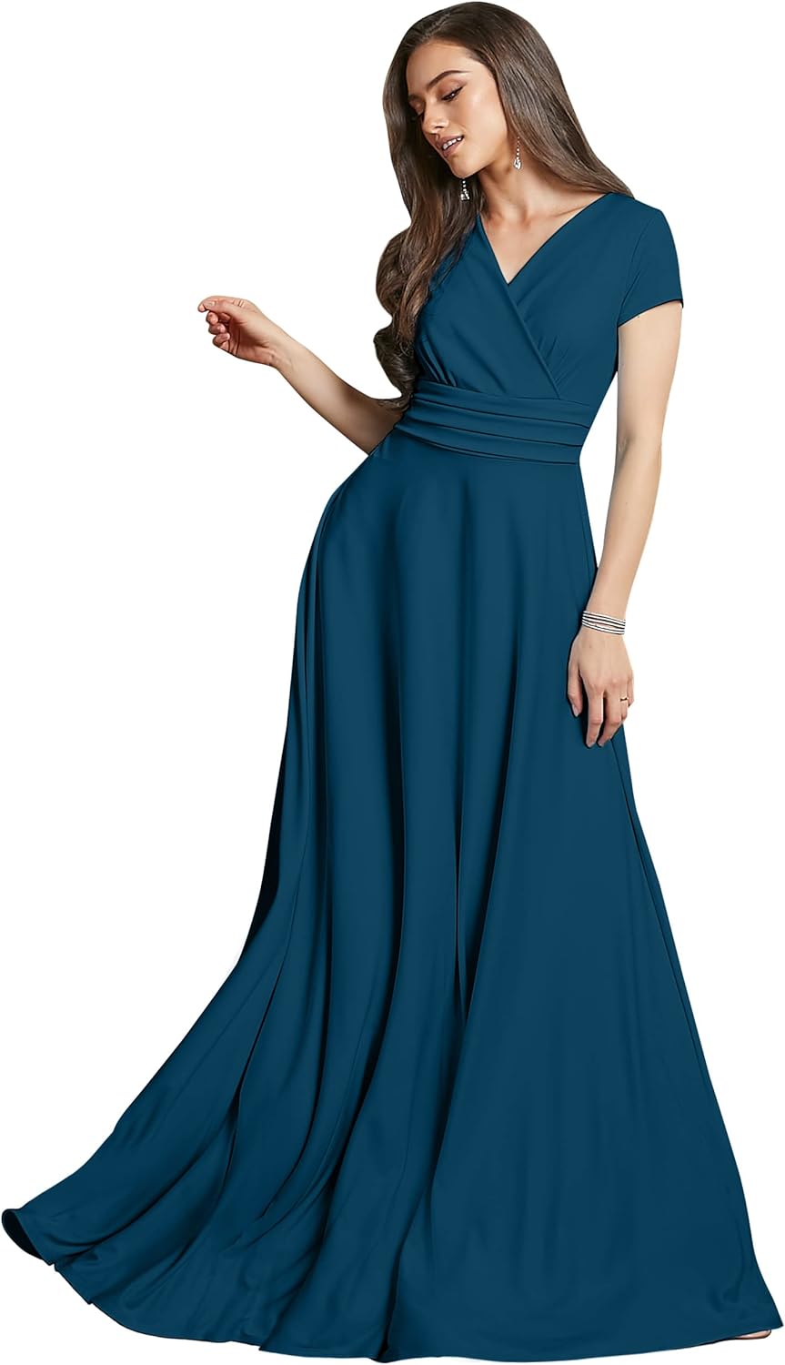 Maude – Quick-Dry Women’s V-Neck Midi Dress